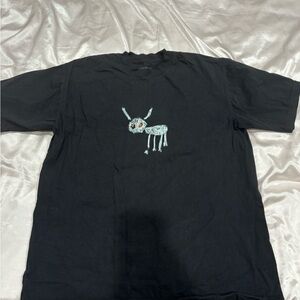 Black Graphic Tee with For All the Dogs Drake Album